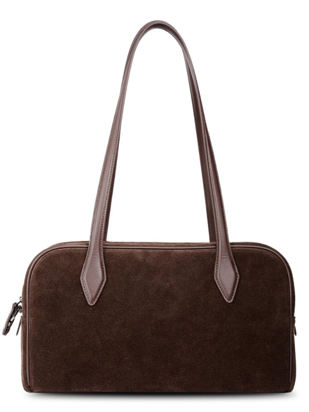 Genuine Leather Shoulder Bag for Women Trendy Bowler Bags Purse